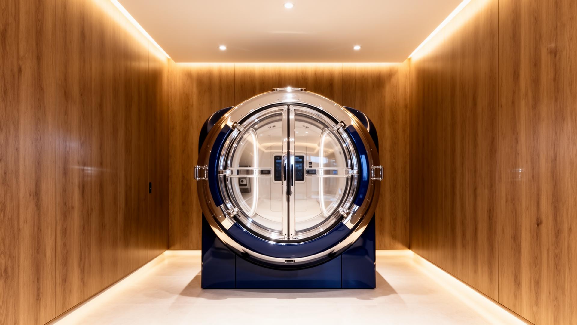 Private residential hyperbaric chamber installation